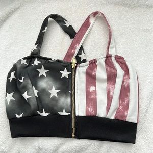 U.S.A Flag Crop Top
